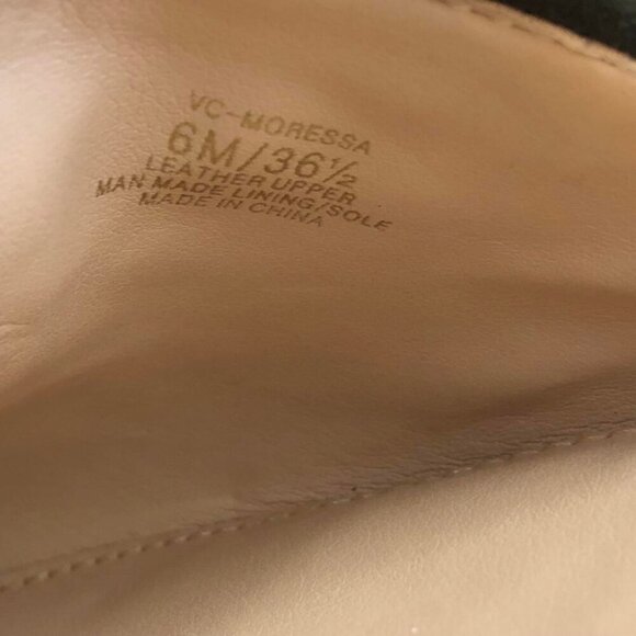 NWT VINCE CAMUTO Moressa Suede Bow-Wrapped Flats Dark Greenery SZ 6 - Picture 6 of 7